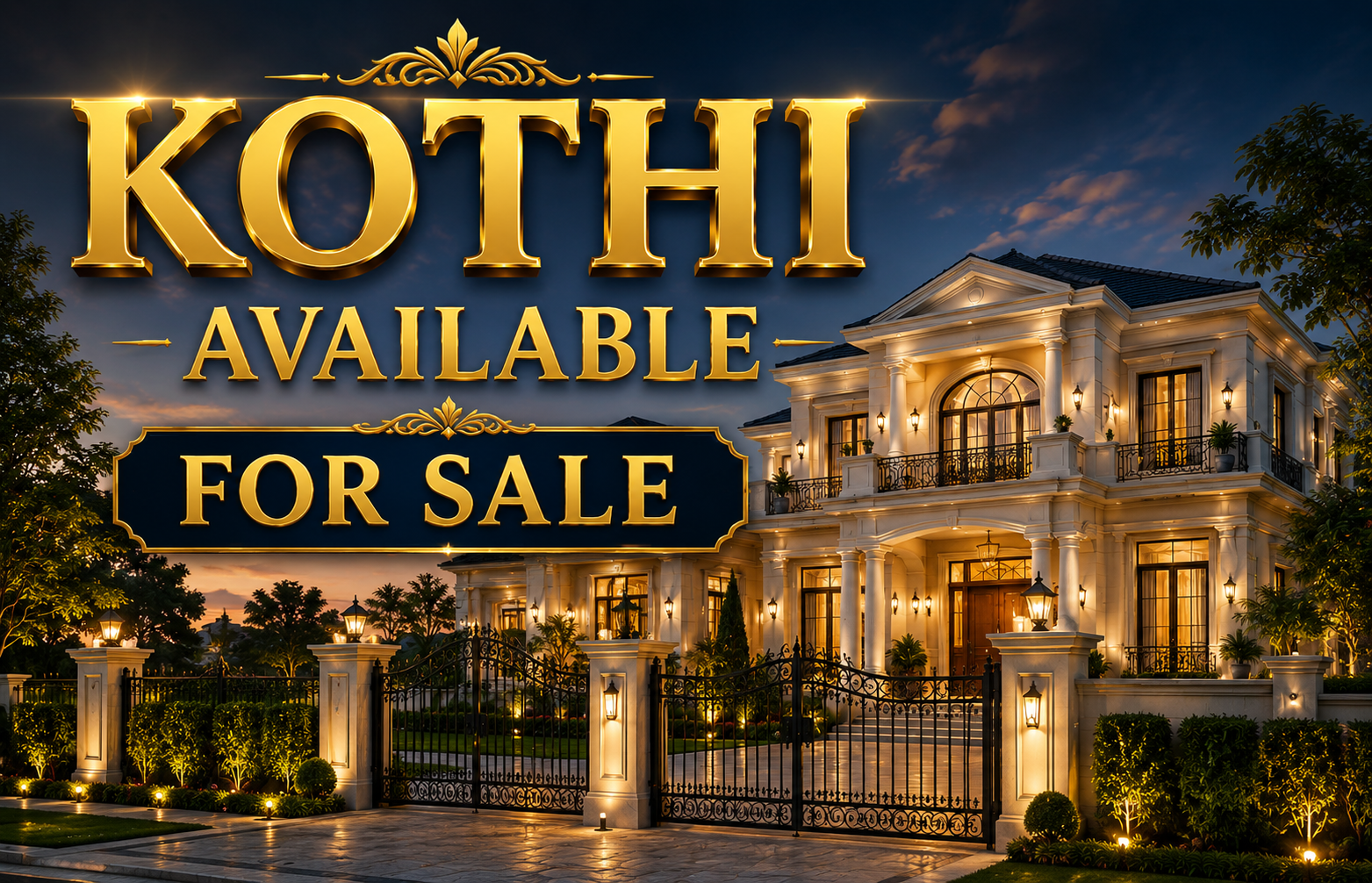 KOTHI For Sale – Block C, Aerocity
