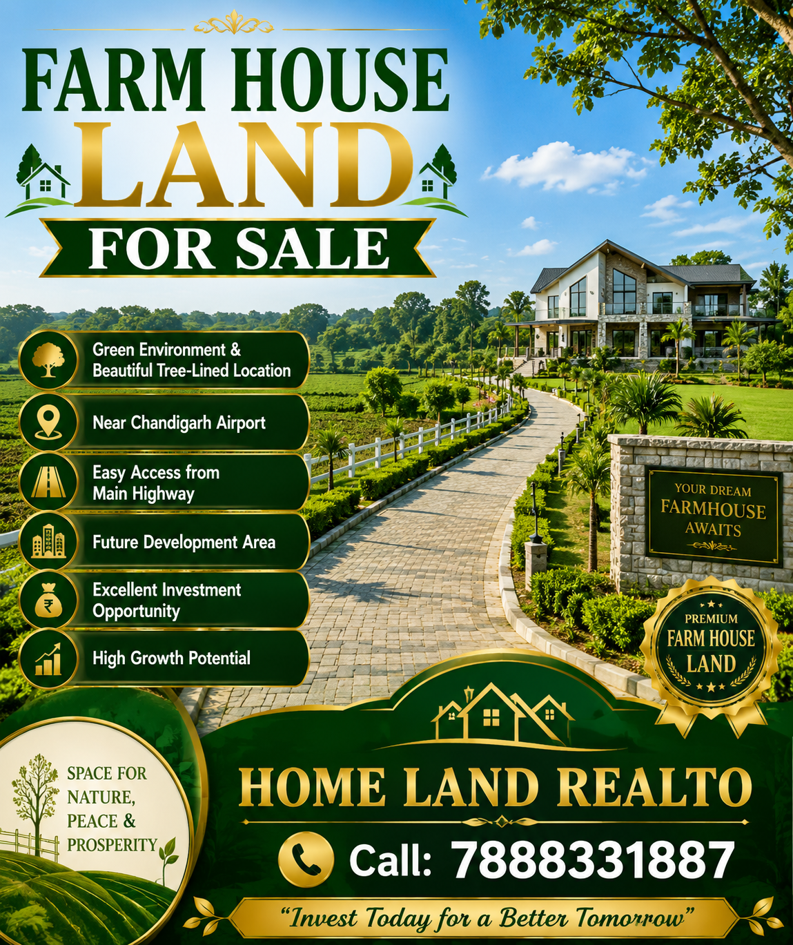 Farm House Land For Sale
